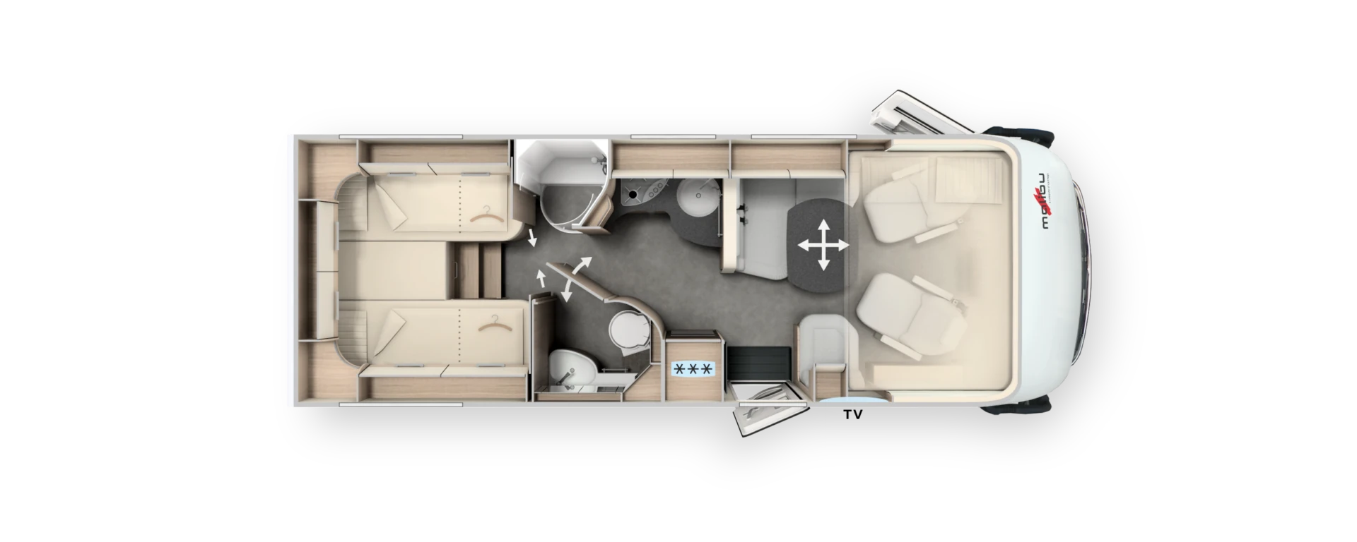 MA Grundriss Malibu I490RB LE