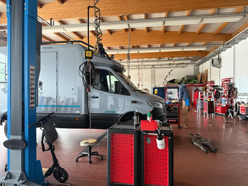 Fachwerkstatt von Camping Braunbarth