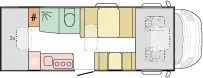 Grundriss Adria Coral XL 650 DK