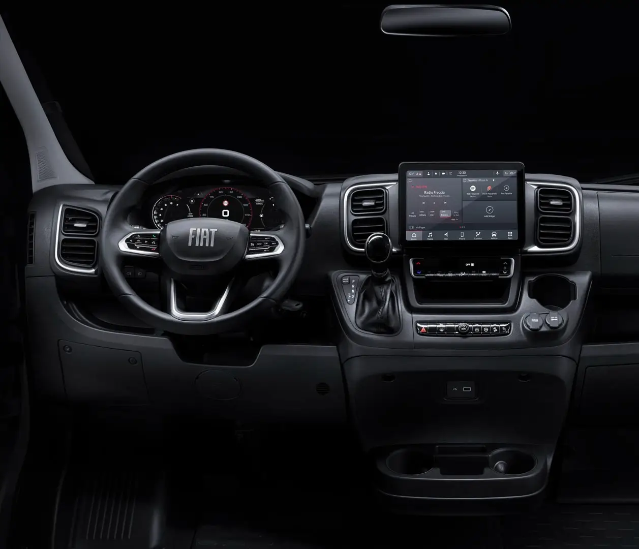 Cockpit des Fiat Ducato Basisfahrzeugs
