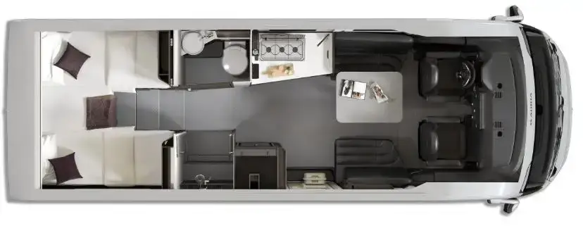 Grundriss Adria Supersonic 780 DL