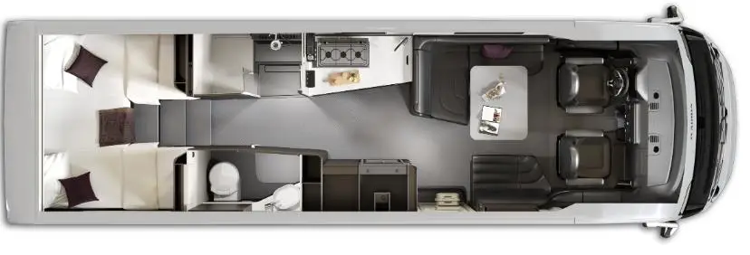 Grundriss Adria Supersonic 890 LL