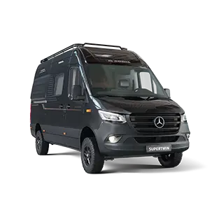 Adria Supertwin Campervan bei Camping Braunbarth am Bodensee