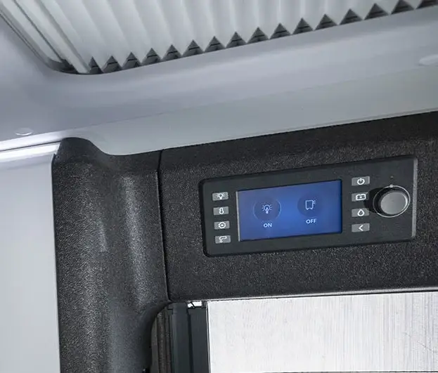 Stauraumdetail im Adria Twin