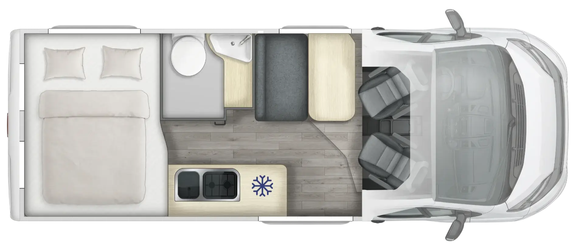 ROADfans Hopper 600 PURE Grundriss